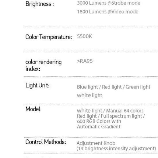 Weefine Ring Light 3000 Pro WF104